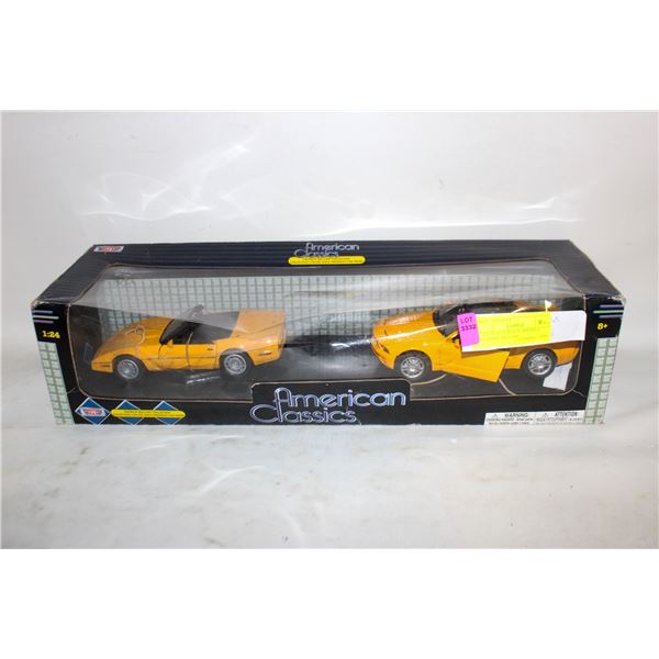 2 PACK MOTORMAX AMERICA CLASSSIC DIE CAST