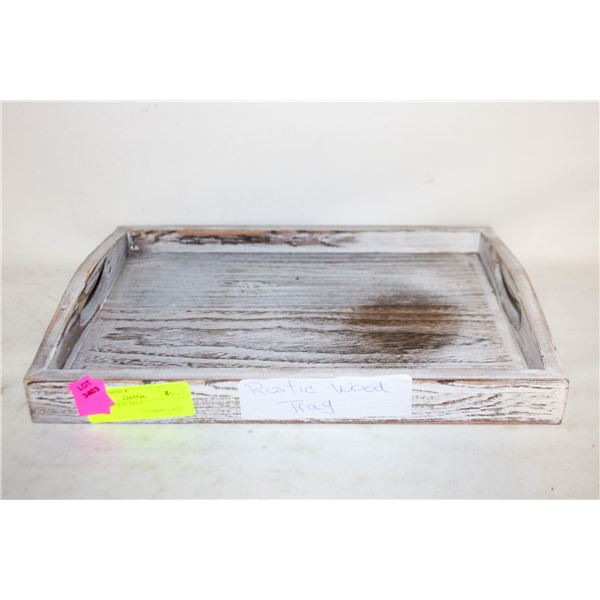 RUSTIC WOOD TRAY