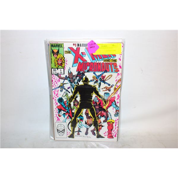 X-MEN & MICRONAUTS 1,2,3,4