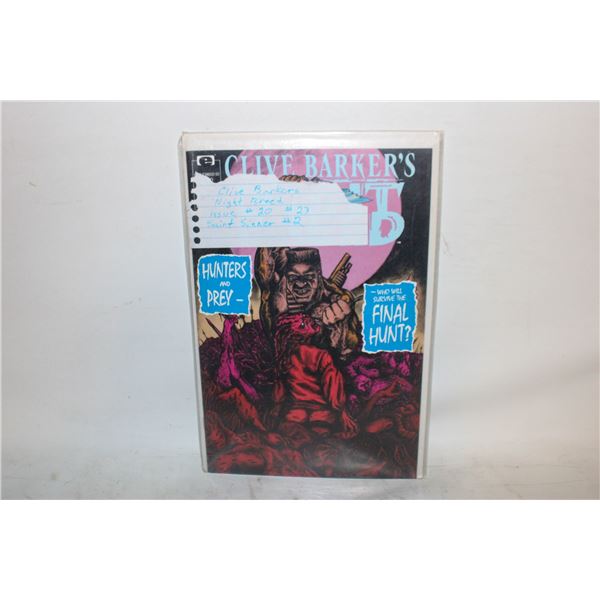 2 OLIVE BARKERS COMICS