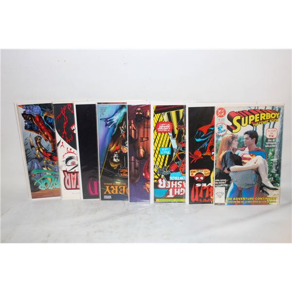 #1 ISSUE COMIC LOT, MARVEL, DC, INDY, 10 BOOKS