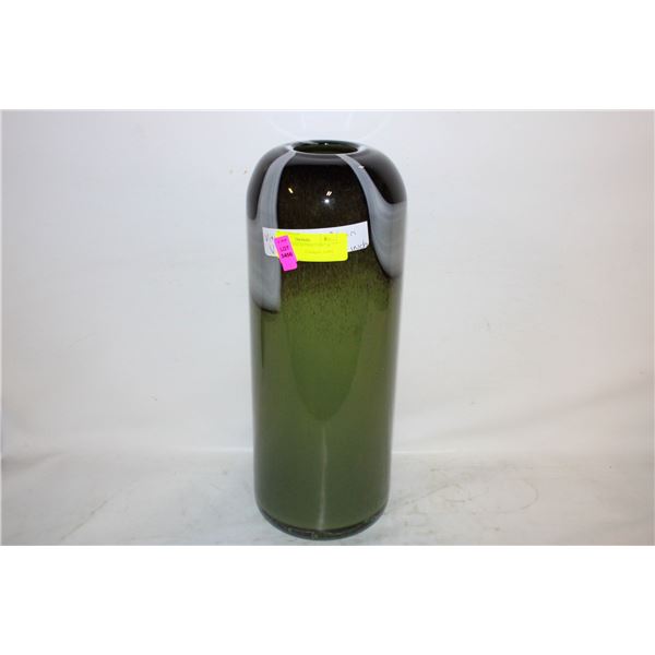 VINTAGE HAND BLOWN VASE 16 INCH