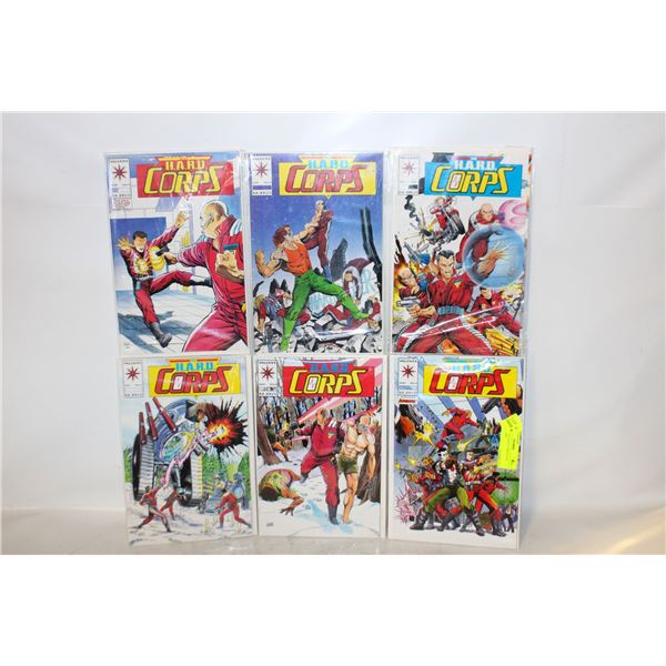 6 THE HARD CORPS COMICS