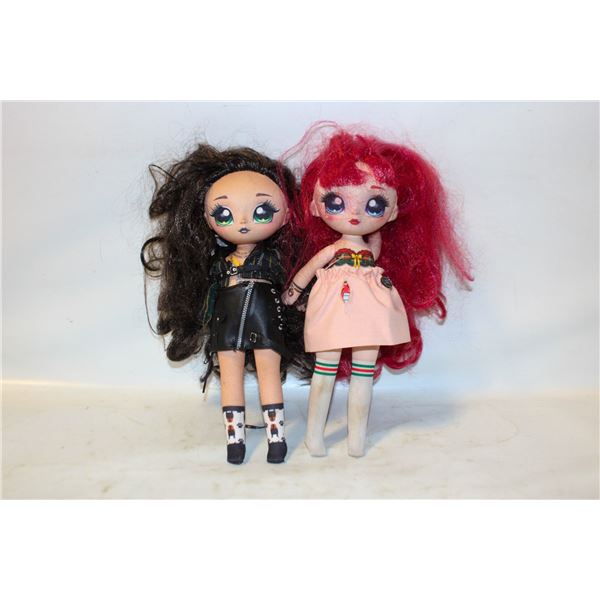 PAIR OF NA NA NA SURPRISE TEEN FASHION DOLLS