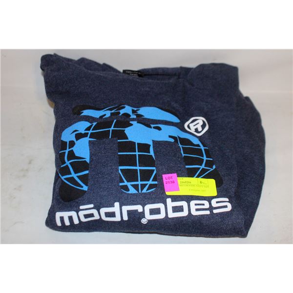 NEW MODROBES HOODIE NAVY SIZE L