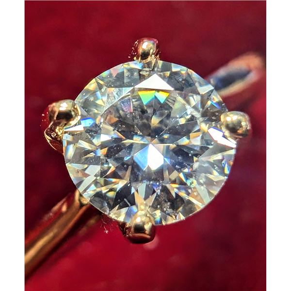 10K(1.48G) LAB DIAMOND 0.5CT RING SIZE 6