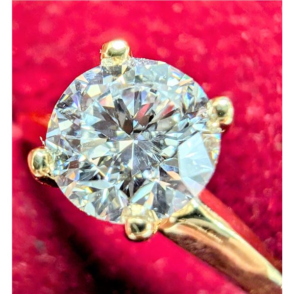 10K (1G) LAB DIAMOND 0.85CT RING SIZE 6