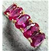 Image 2 : 10K (2G) LAB RUBY (3CT) RING SIZE 7