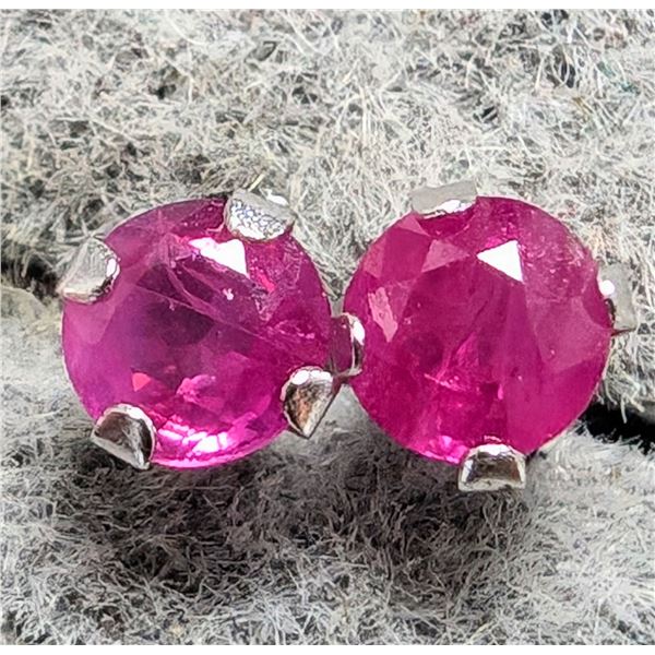 10K RUBY 0.2CT EARRINGS