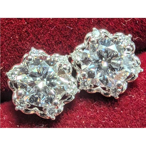 14K (1.21G) LAB DIAMOND (1CT)EARRINGS
