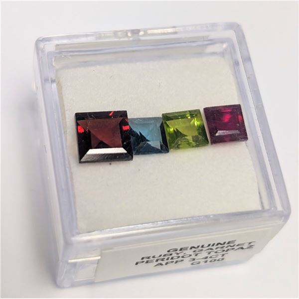 RUBY GARNET PERIDOT TOPAZ GEMSTONES