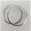 Image 1 : SILVER HOOP EARRINGS