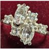Image 1 : SILVER (CZ) RING SZ 4.5