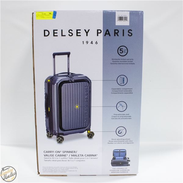 NEW DELSEY HARDSIDE CARRY LUGGAGE