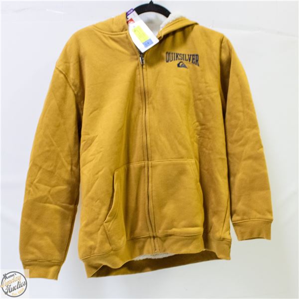NEW BOYS QUIKSILVER SHERPA LINED HOODIE XXL 18/20