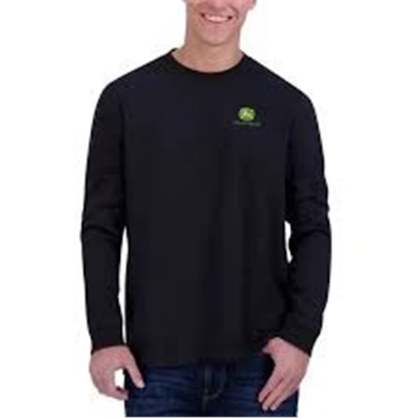 NEW JOHN DEERE BLACK MEDIUM T-SHIRT