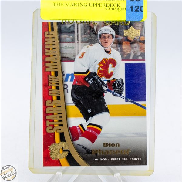 DION PHANEUF ROOKIE STARS IN THE MAKING UPPERDECK