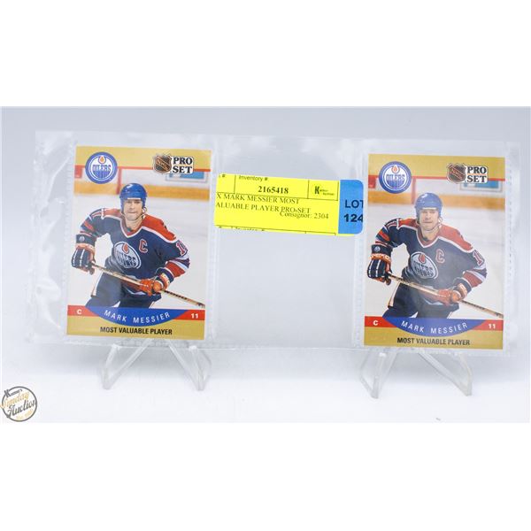 2 X MARK MESSIER MOST VALUABLE PLAYER PRO-SET