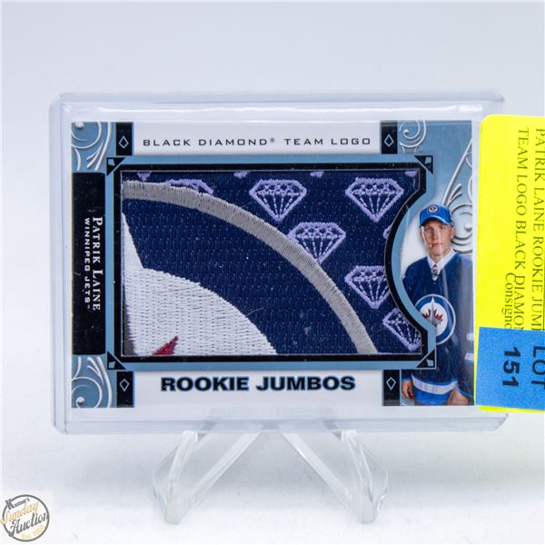 PATRIK LAINE ROOKIE JUMBOS TEAM LOGO BLACK DIAMOND