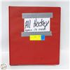Image 1 : BINDER OF ALL HOCKEY CARDS APPROX 170 CARDS