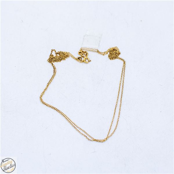 STERLING SILVER NECKLACE 925 ITALY STAMPED