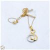 Image 1 : DIAMOND ACCENT PENDANT W/18" 925 SILVER NECKLACE