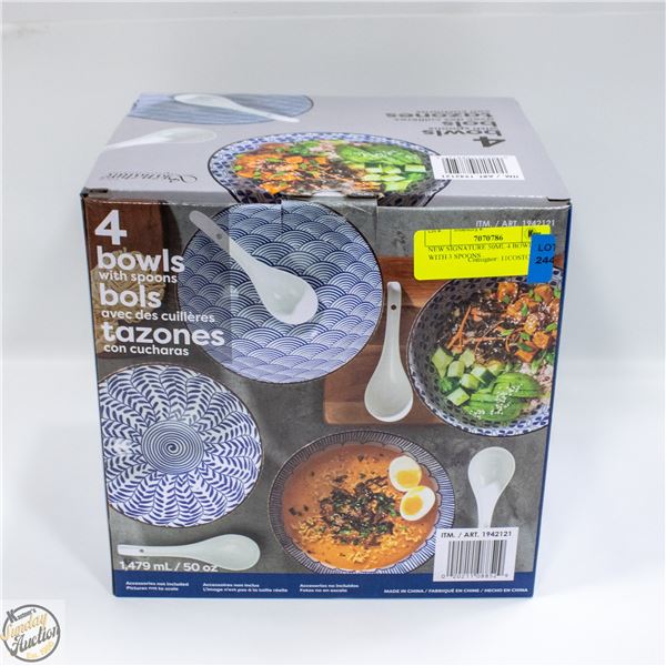 NEW SIGNATURE 50ML 4X PHO BOWLS WITH 3X SPOONS