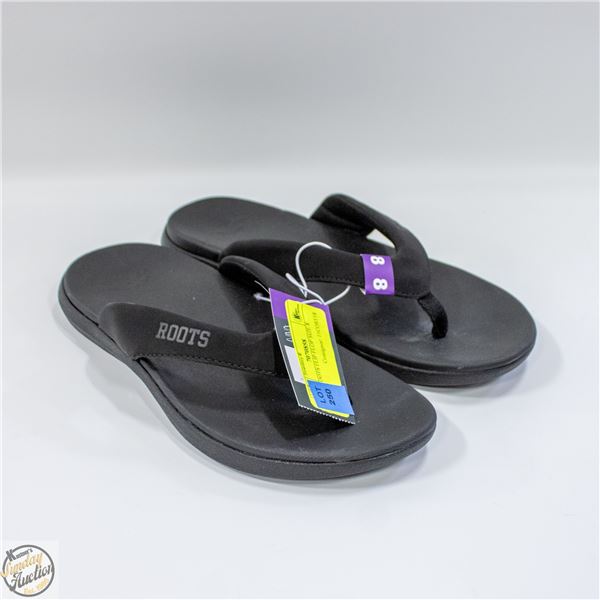 NEW ROOTS FLIP FLOP SIZE 8 (MEN) 5 (WOMEN)