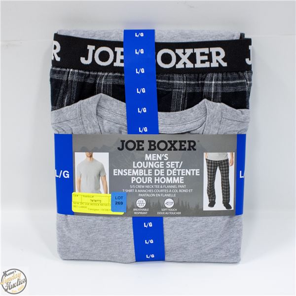 NEW 2PC JOE BOXER MENS LOUNGE SET LARGE