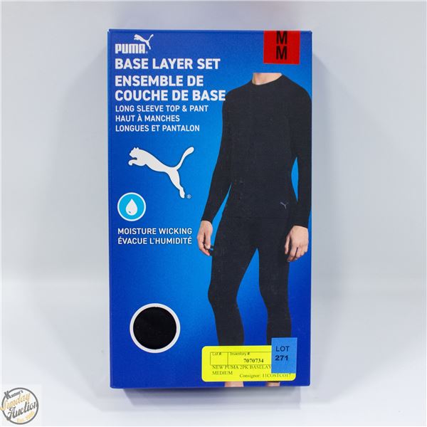 NEW PUMA 2PK BASELAYER SET MEDIUM