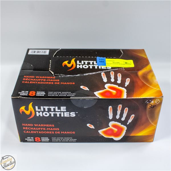 38 PACKS OF LITTLE HOTTIES HAND WARMERS