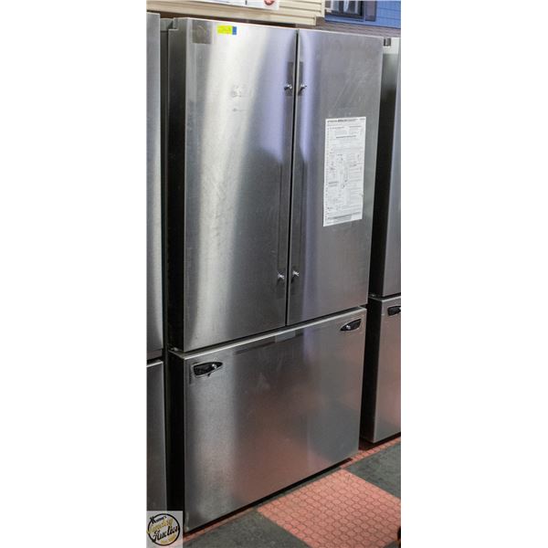 S+D LG FRENCH DOOR REFRIGERATOR H-70" W-35" L-36"