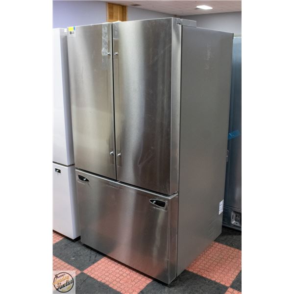 S+D LG FRENCH DOOR REFRIGERATOR H-70" W-35" L-36"