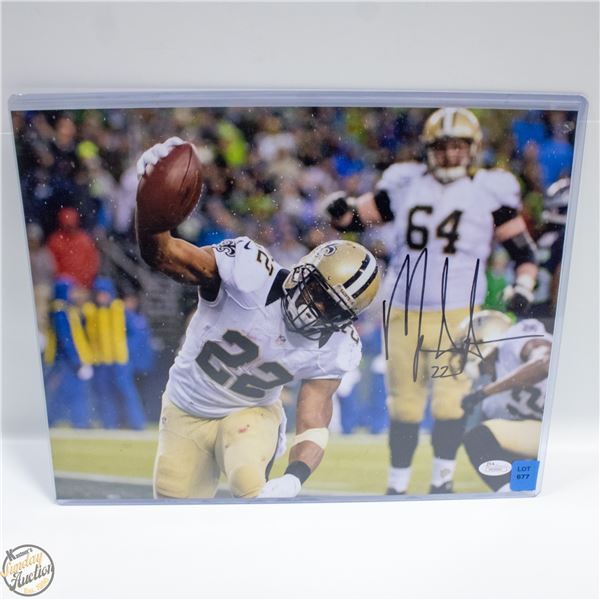JSA AUTHENTICATED SIGNED NFL SAINTS MARK INGRAM II