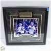 Image 1 : SIDNEY CROSBY & MARIO LEMIEUX FRAMED DISPLAY