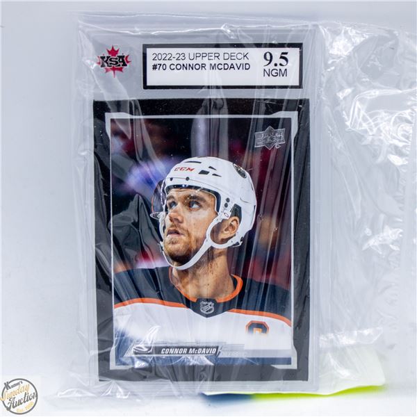 CONNOR MCDAVID GRADED 9.5 CARD
