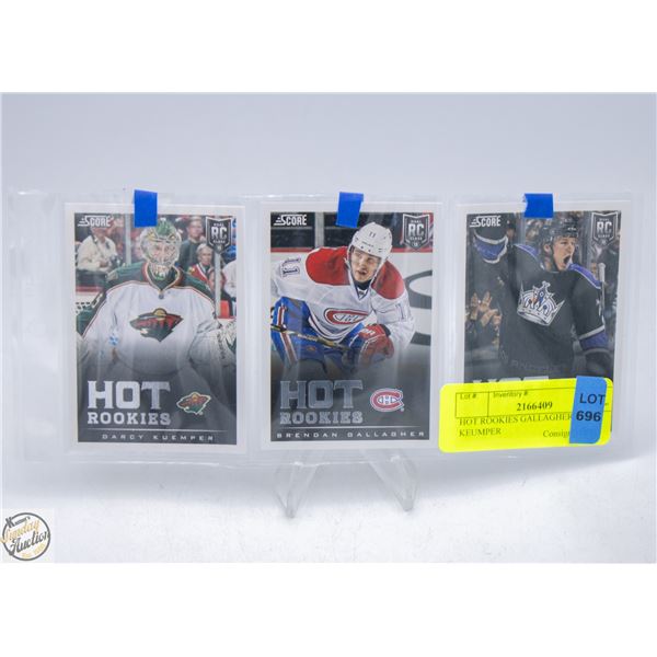 HOT ROOKIES GALLAGHER, KEUMPER