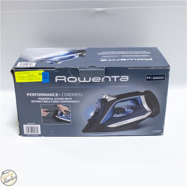 ROWENTA PERFORMANCE CORDREEL POWERFUL STEAM