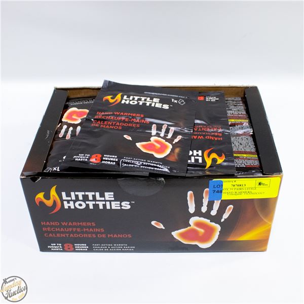 NEW W BOX 39 PAIRS LITTLE HOTTIES HAND WARMERS