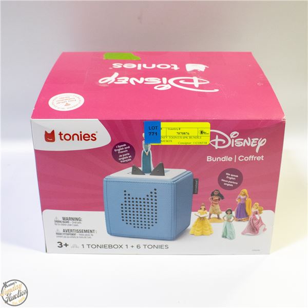DISNEY TOONIES 6PK BUNDLE TONIEBOX