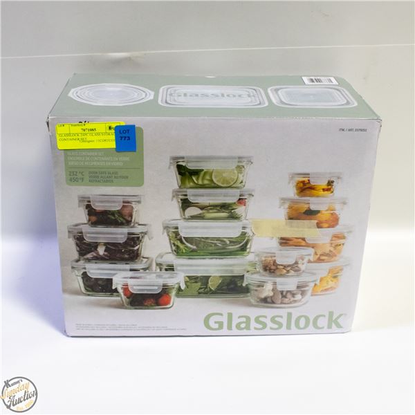 GLASSLOCK 24PC GLASS STORAGE CONTAINER SET