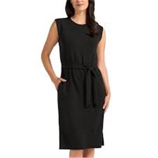 NEW MAX MIA MIDI DRESS MEDIUM BLACK