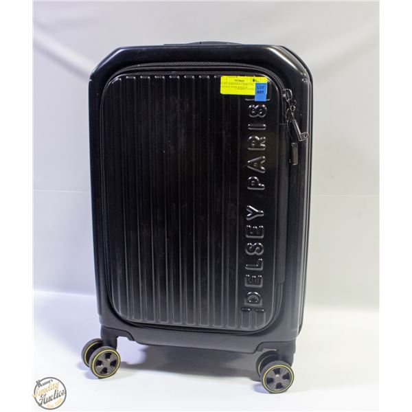 DELSEY HARDSIDE CARRY ON LUGGAGE WITH WHEELS