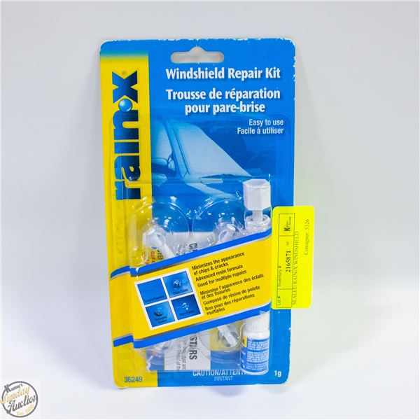 SEALED RAIN-X WINDSHIELD