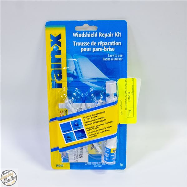 SEALED RAIN-X WINDSHIELD