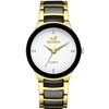Image 1 : NEW ORLANDO WHITE DIAL GOLDEN LUXURY WATCH
