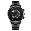 Image 1 : NEW GENEVAL BLACK DIAL BLUE MARKERS LUXURY WATCH