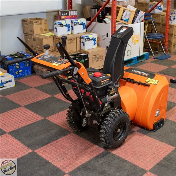 GENERAC 28" TWO-STAGE SNOW BLOWER W ELECTRIC START