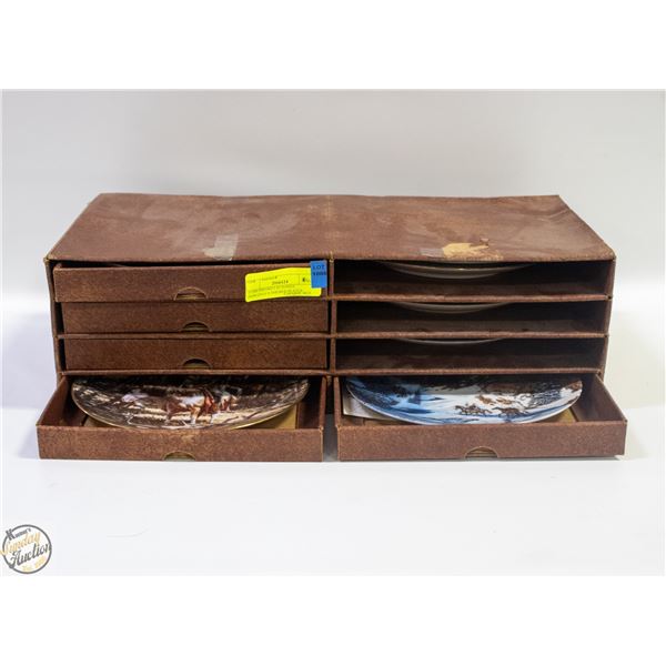 11 BRADFORD EXCHANGE INDIGINOUS THEMED PLATES