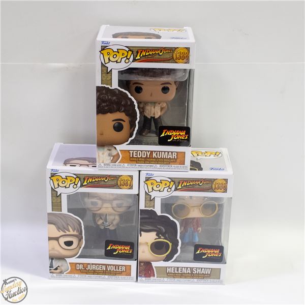 INDIANA JONES FUNKO LOT